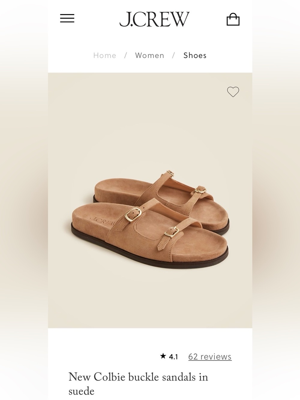 J. Crew Connie suede sandals worn once women’s 9 $148